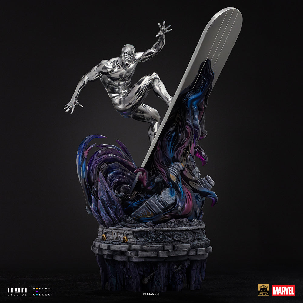 Pre-Order - Silver Surfer Deluxe Statue - Infinity Gauntlet Diorama - BDS Art Scale 1/10 - Iron Studios