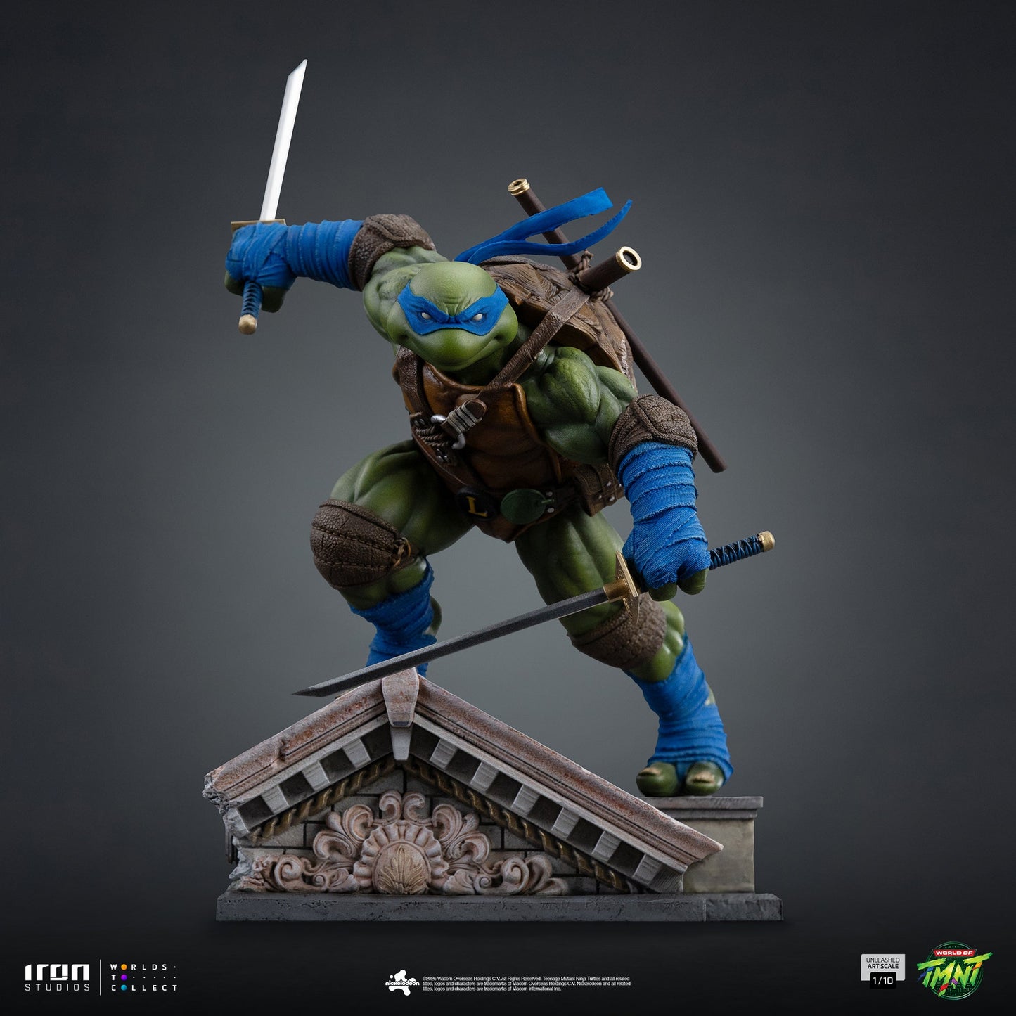 Pre-Order - Leonardo Unleashed Statue - Teenage Mutant Ninja Turtles - Art Scale 1/10 - Iron Studios