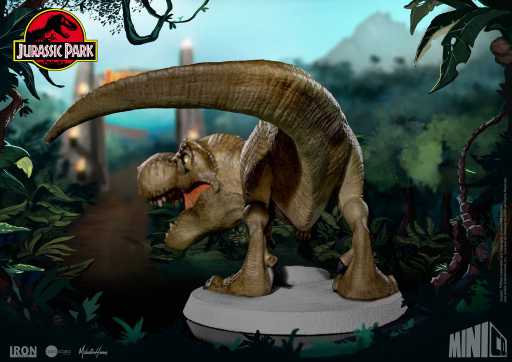 Tyrannosaurus Rex Statue - Jurassic Park - MiniCo - Iron Studios