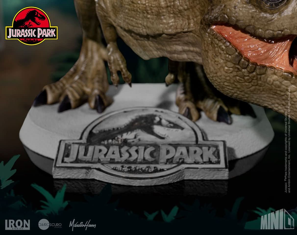 Tyrannosaurus Rex Statue - Jurassic Park - MiniCo - Iron Studios