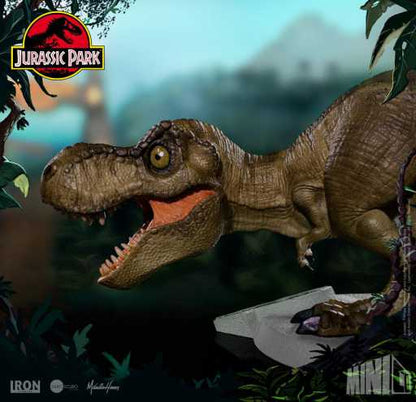 Tyrannosaurus Rex Statue - Jurassic Park - MiniCo - Iron Studios