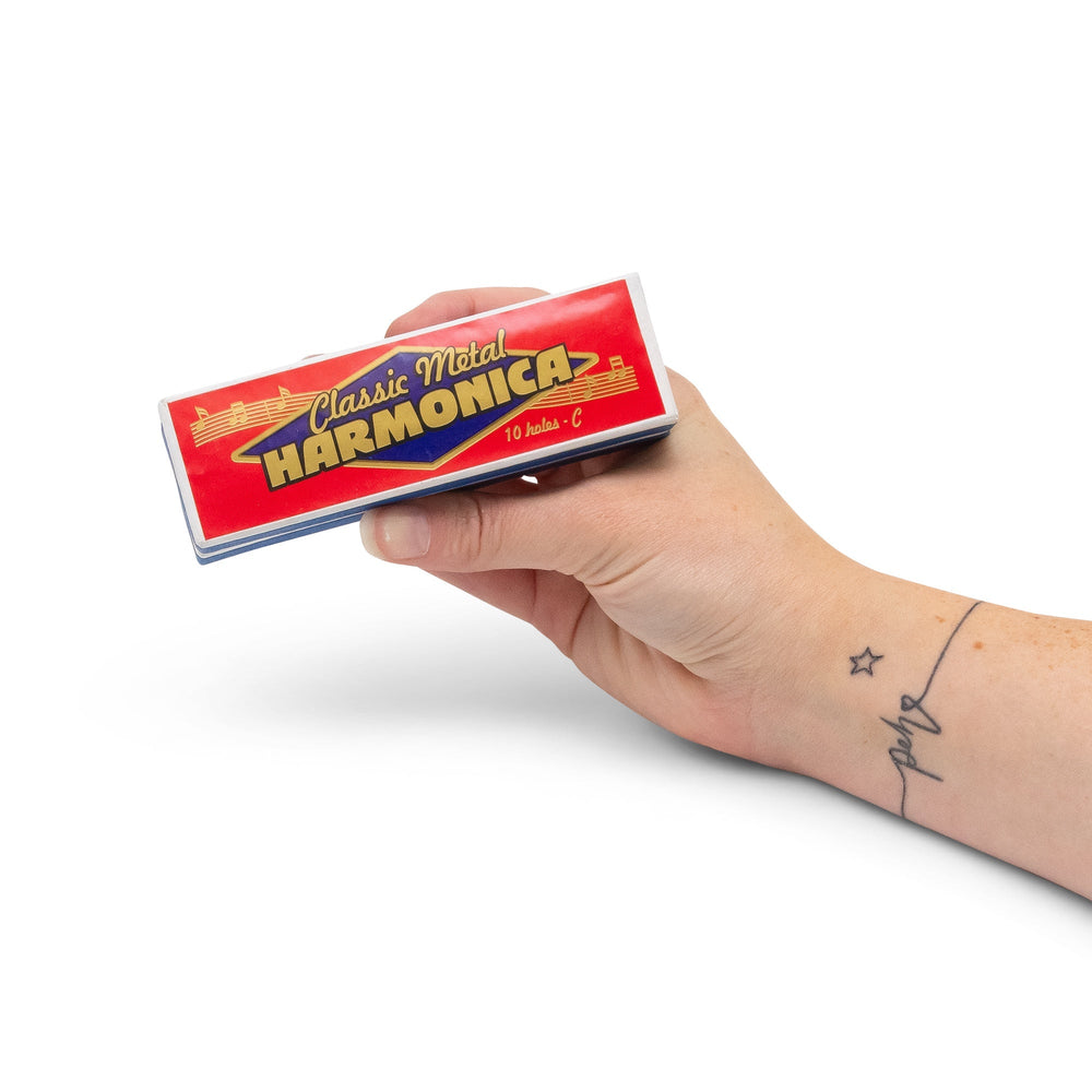 Harmonica Métal Classique – 10 cm