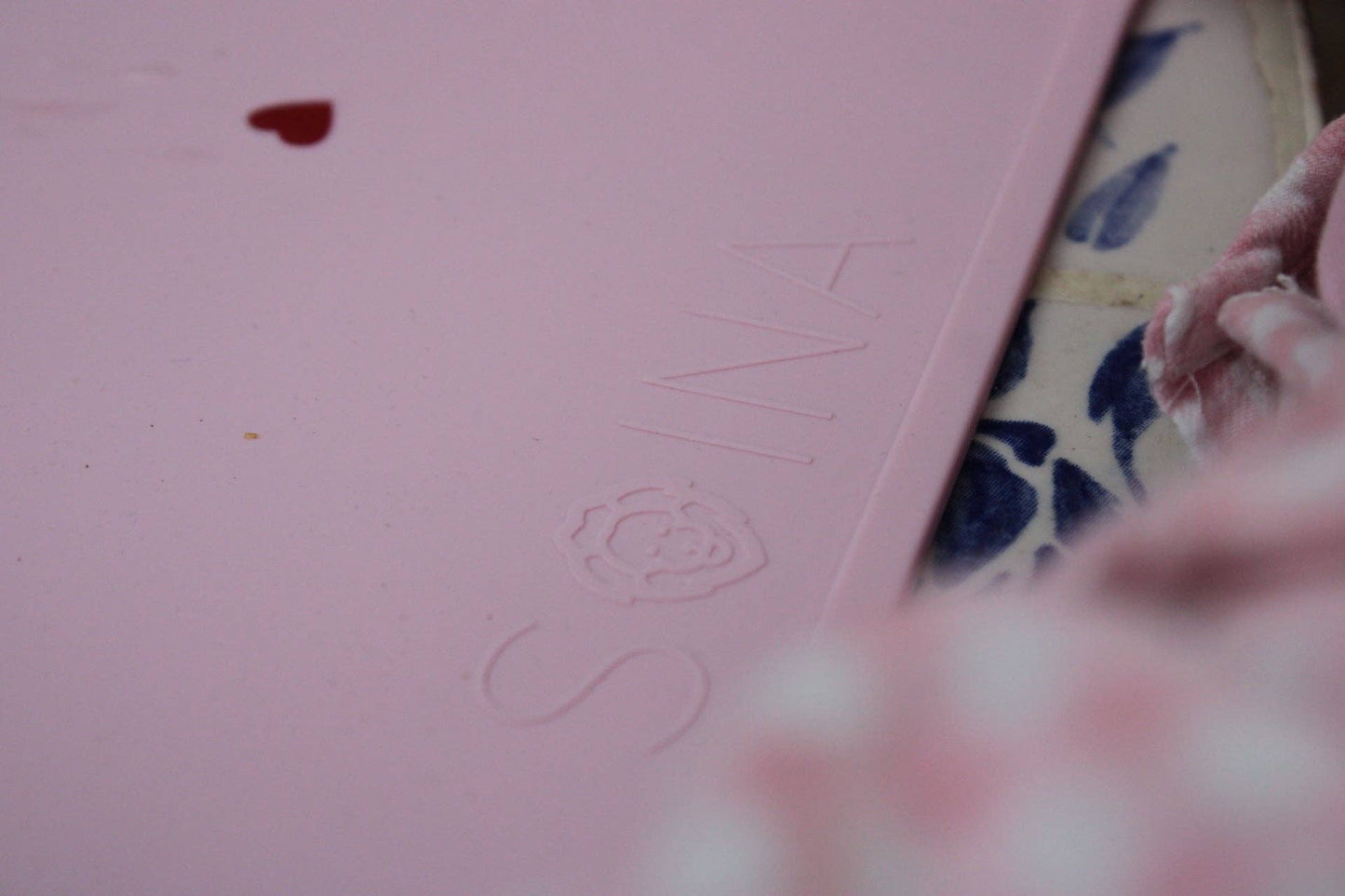 Amore siliconen placematset - Roze