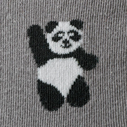Funny Cotton Long Socks for Men and Women, Panda Print