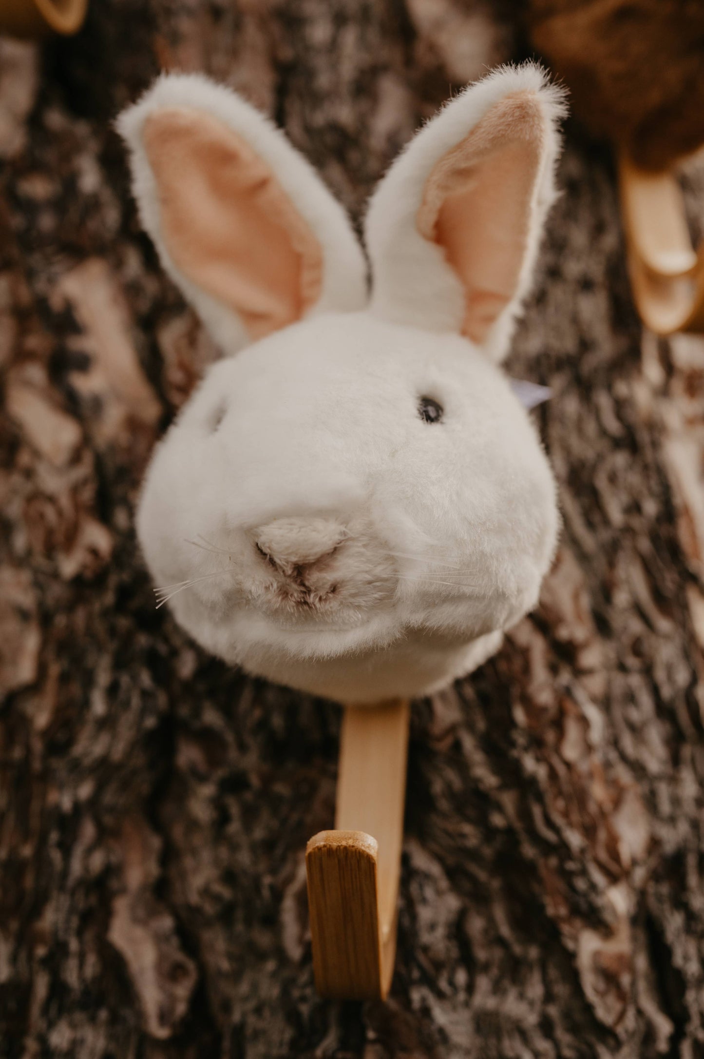 White Rabbit Plush Coat Rack