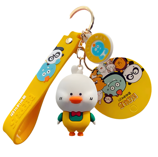 Beerus White Duck Key Ring