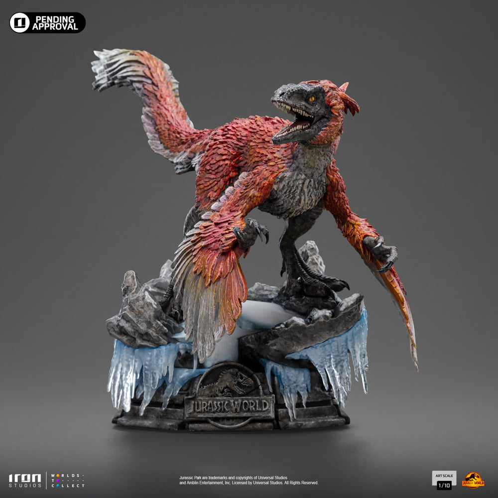 Pyroraptor Statue - Jurassic World: Dominion - Art Scale 1/10 - Iron Studios