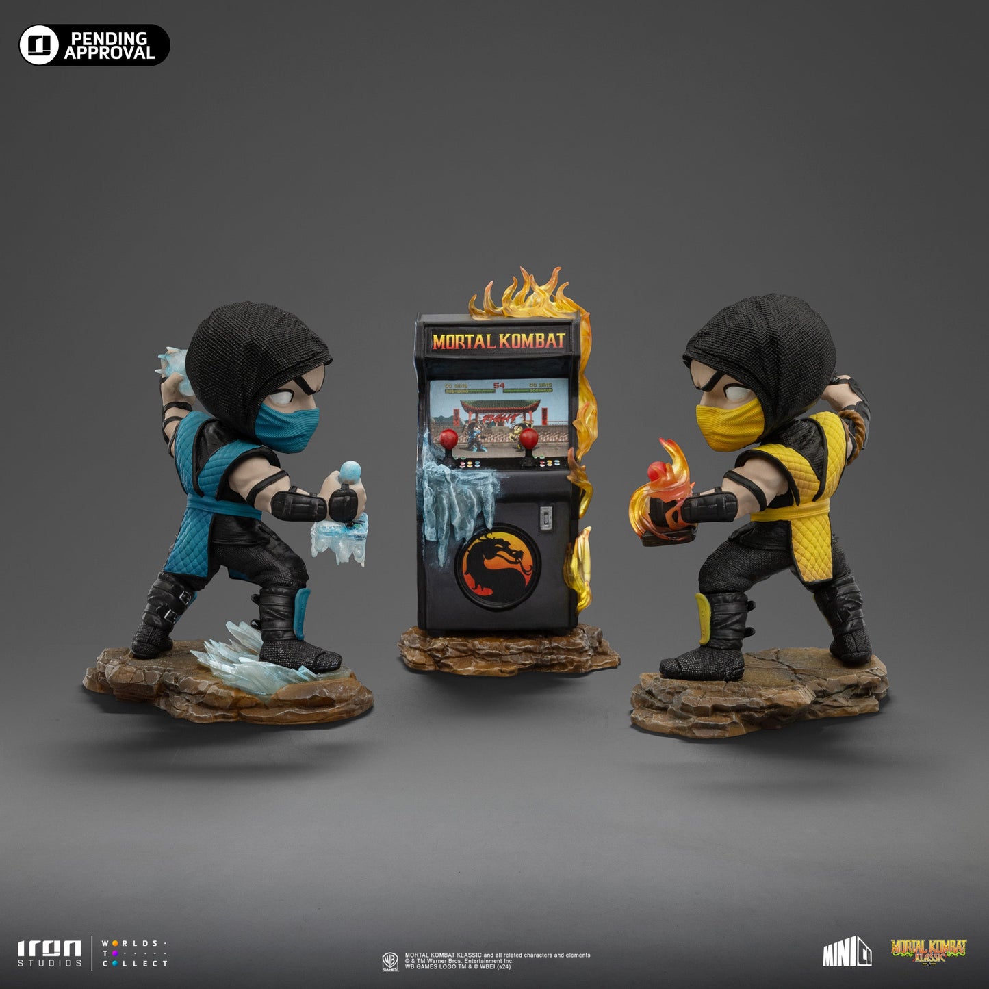 Figurine Scorpion vs Sub-Zero Arcade Set (2024 Event Exclusive) - Mortal Kombat - Mini Co.