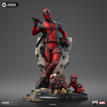 Deadpool Statue - Deadpool & Wolverine - Art Scale 1/10 - Iron Studios