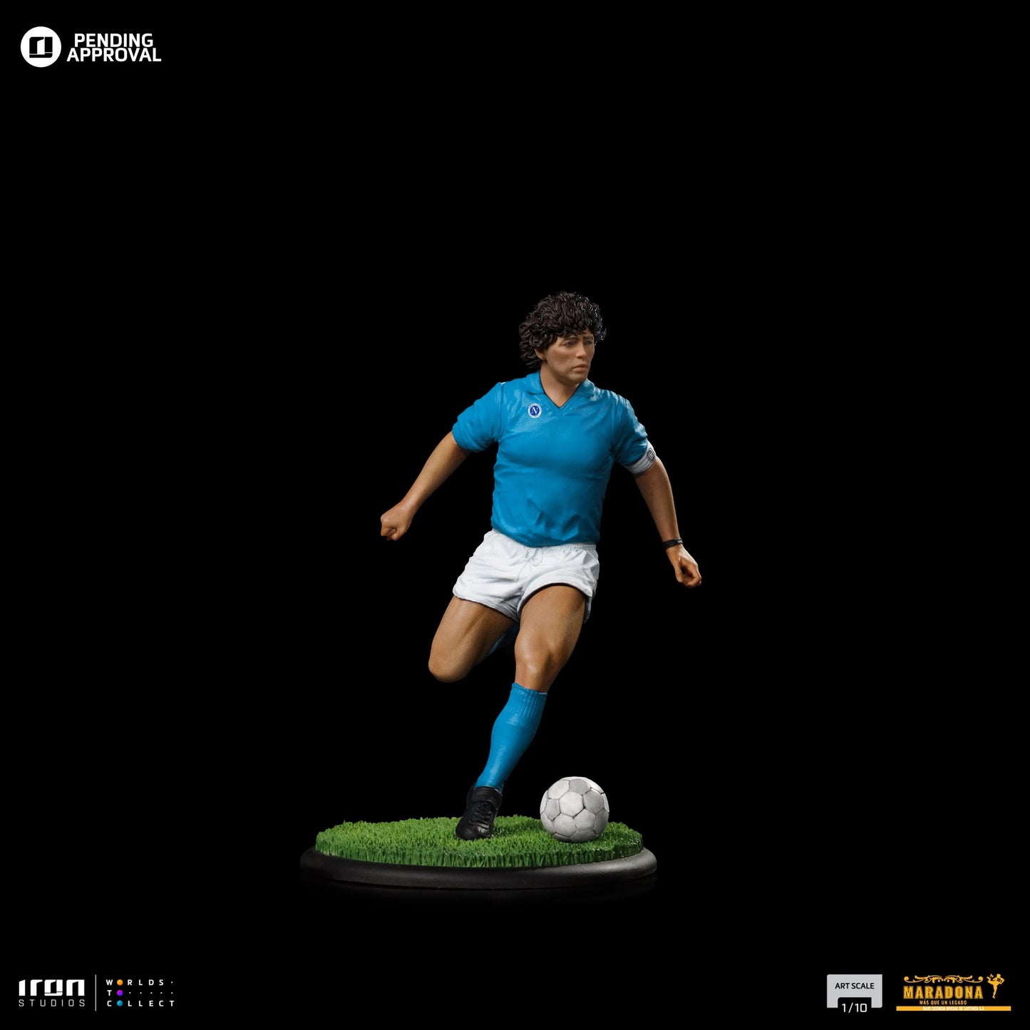 Diego Maradona Statue (Napoli Version) - Art Scale 1/10 - Iron Studios
