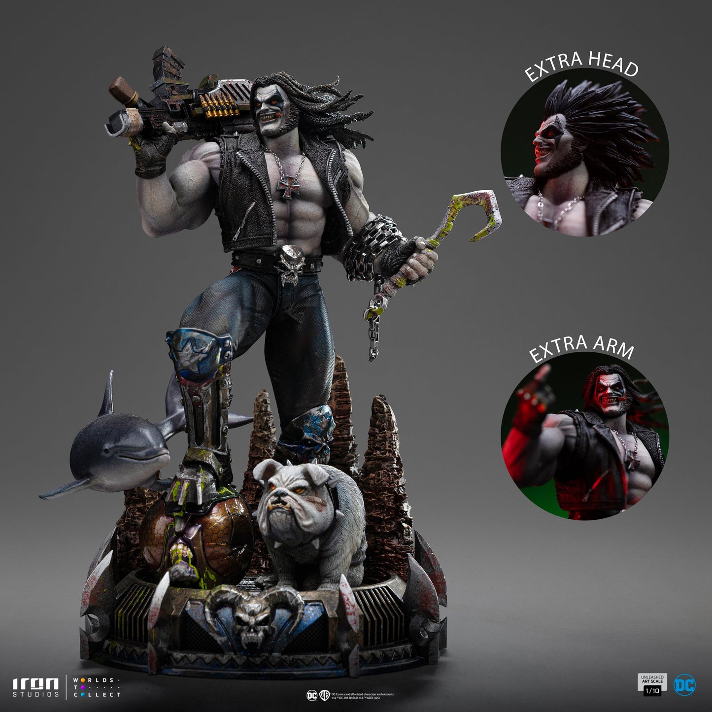 Pre-Order - Lobo Unleashed Statue - DC Comics - Art Scale 1/10 - Iron Studios