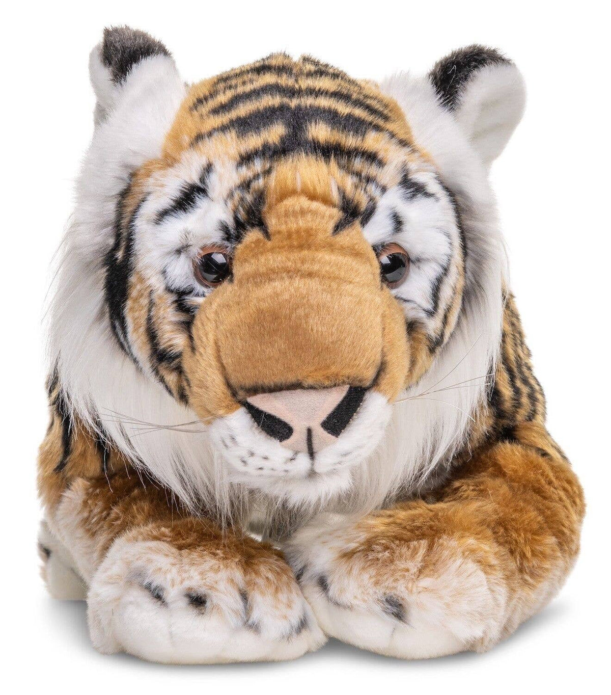 Lying tiger plush