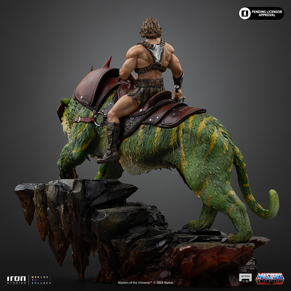 Pre-Order - He-Man and Battle Cat Statue - Masters of the Universe Movie - Deluxe Art Scale 1/10 - Iron Studios