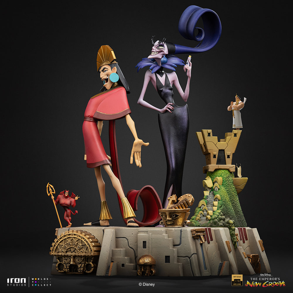 Kuzko and Yzma Statue - The Emperor's New Groove - Deluxe Art Scale 1/10 - Disney