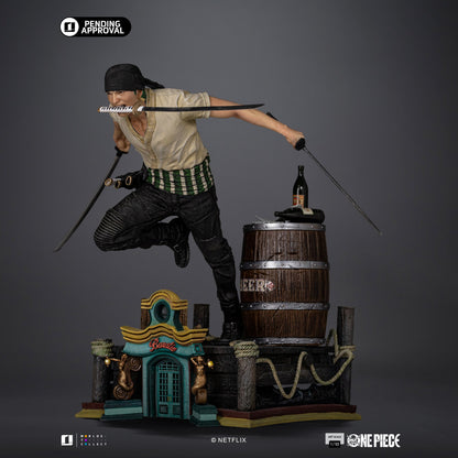Pre-Order - Roronoa Zoro Statue - One Piece - Art Scale 1/10 - Iron Studios