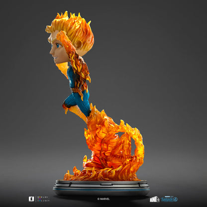 Human Torch Statue (Blue Suit Variant) - Fantastic Four - Minico - Iron Studios