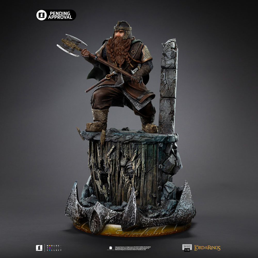 Statue Gimli Unleashed - The Lord of the Rings - Art Scale 1/10
