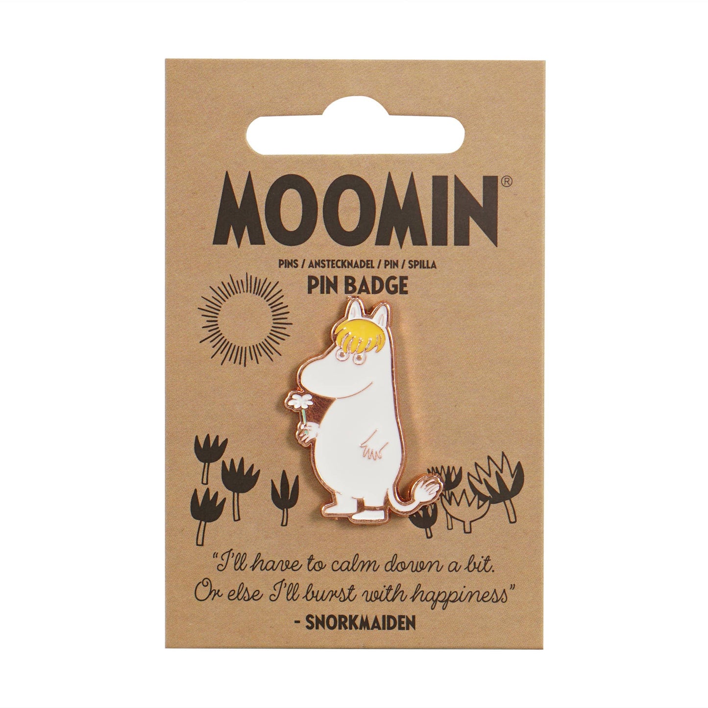 Moomin Snorkmaiden Metal Pin