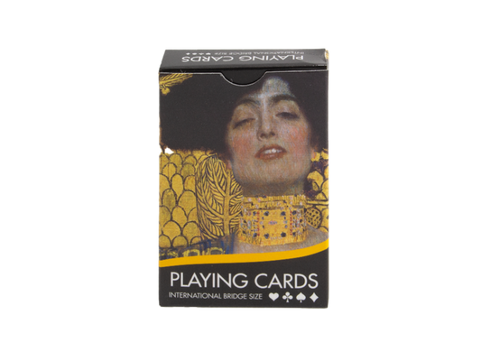 Deck of 56 Bridge playing cards featuring Gustav Klimt's painting, Judith