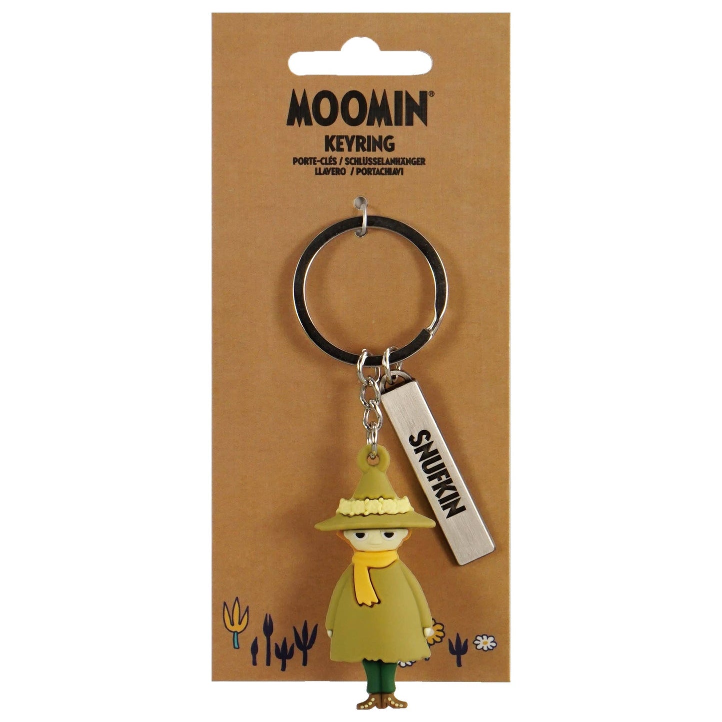 PVC key ring - Moomin (Snufkin)