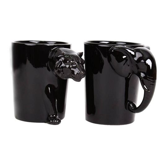 Mug Animal Savane Noir Helio Ferretti Vue 1