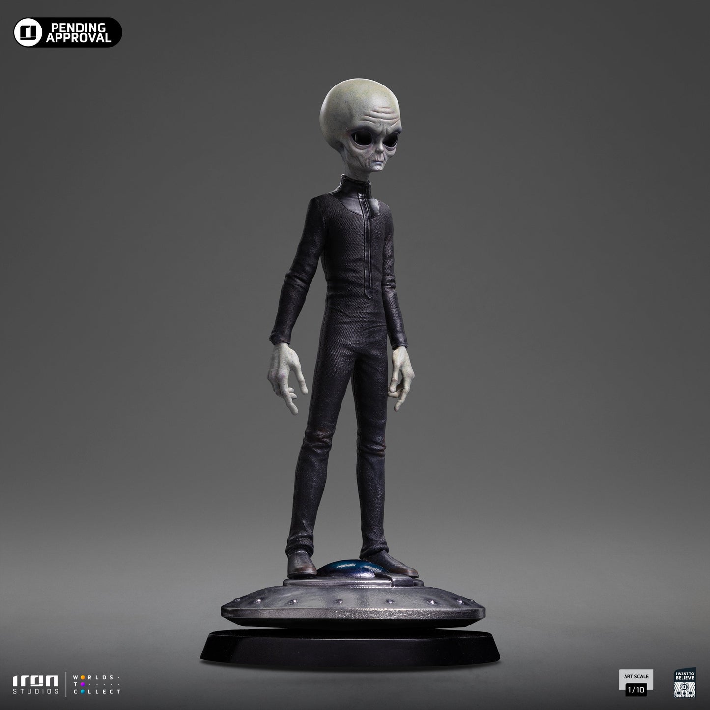 Alien Grey Statue - I Want To Believe - Art Scale 1/10 - Iron Studios