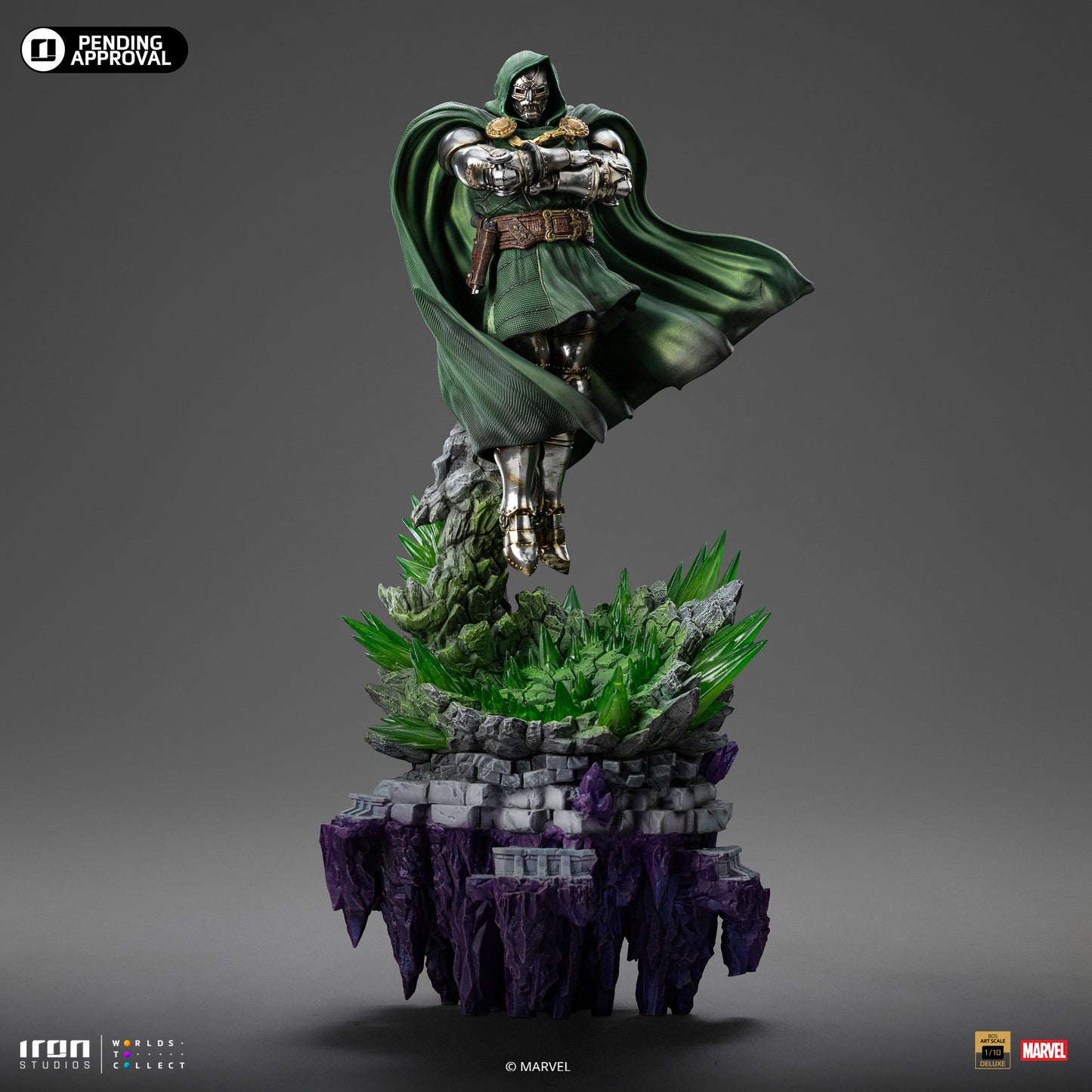 Doctor Doom Deluxe Statue - Infinity Gauntlet Diorama - BDS Art Scale 1/10 - Iron Studios