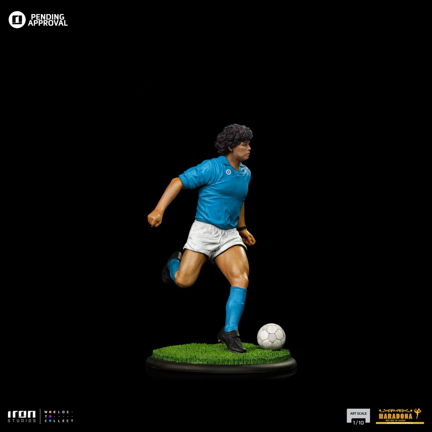 Diego Maradona Statue (Napoli Version) - Art Scale 1/10 - Iron Studios
