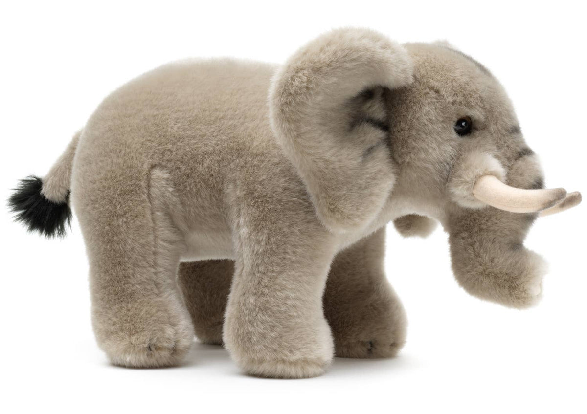 Standing elephant plush toy