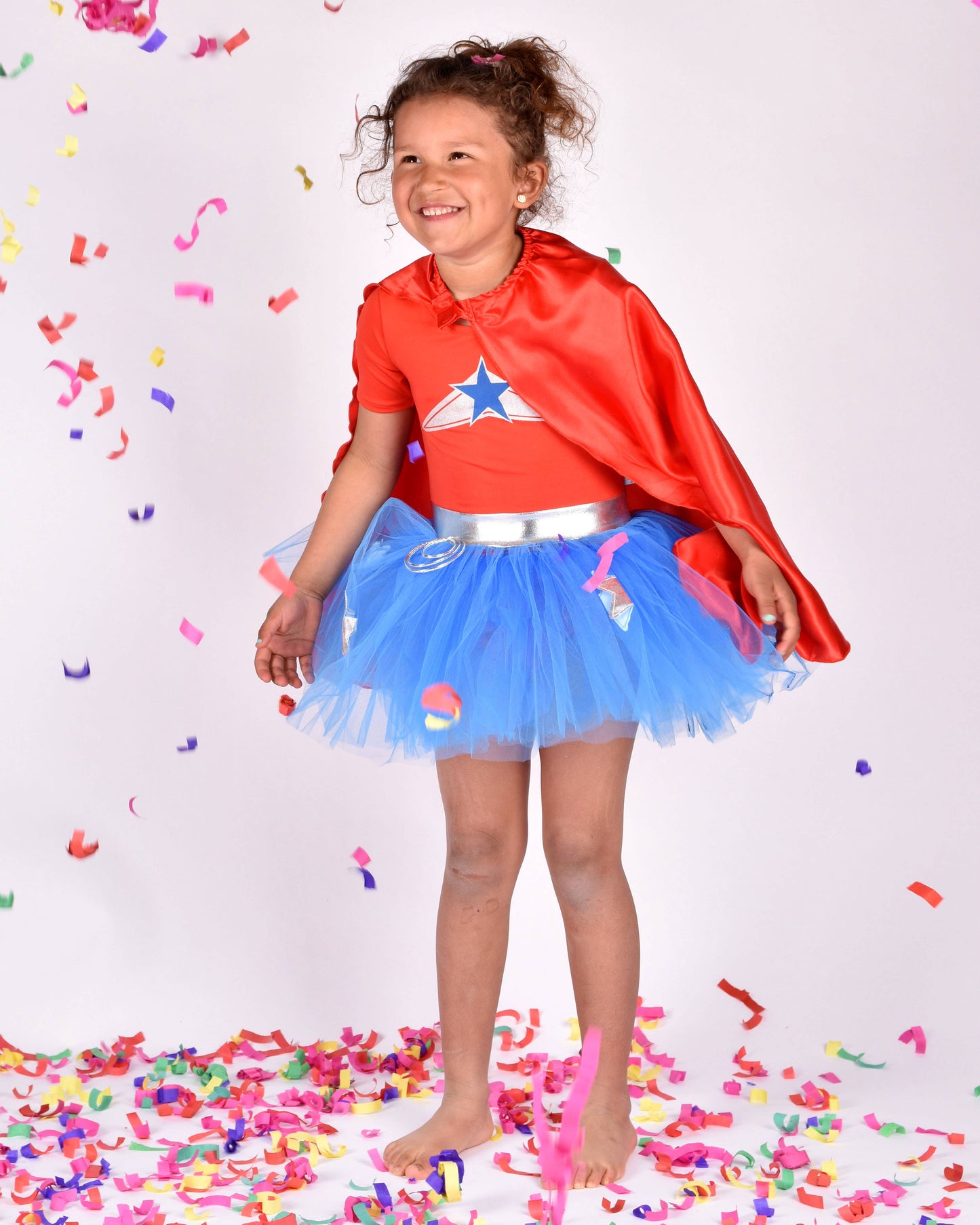 Super Wondergirl with Cape 110-116 cm 4-6 years