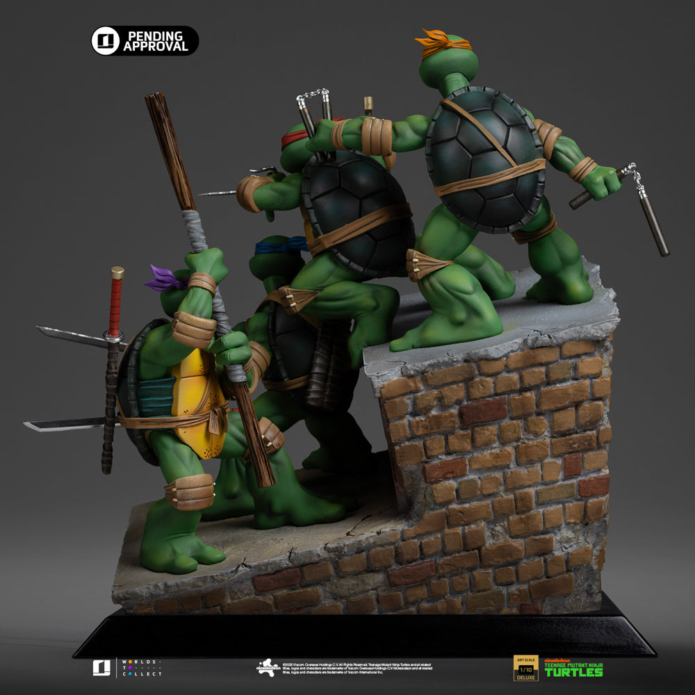 Pre-Order - TMNT 1st Cover Set Statue (Signed Version) - Teenage Mutant Ninja Turtles - Art Scale 1/10 - Iron Studios