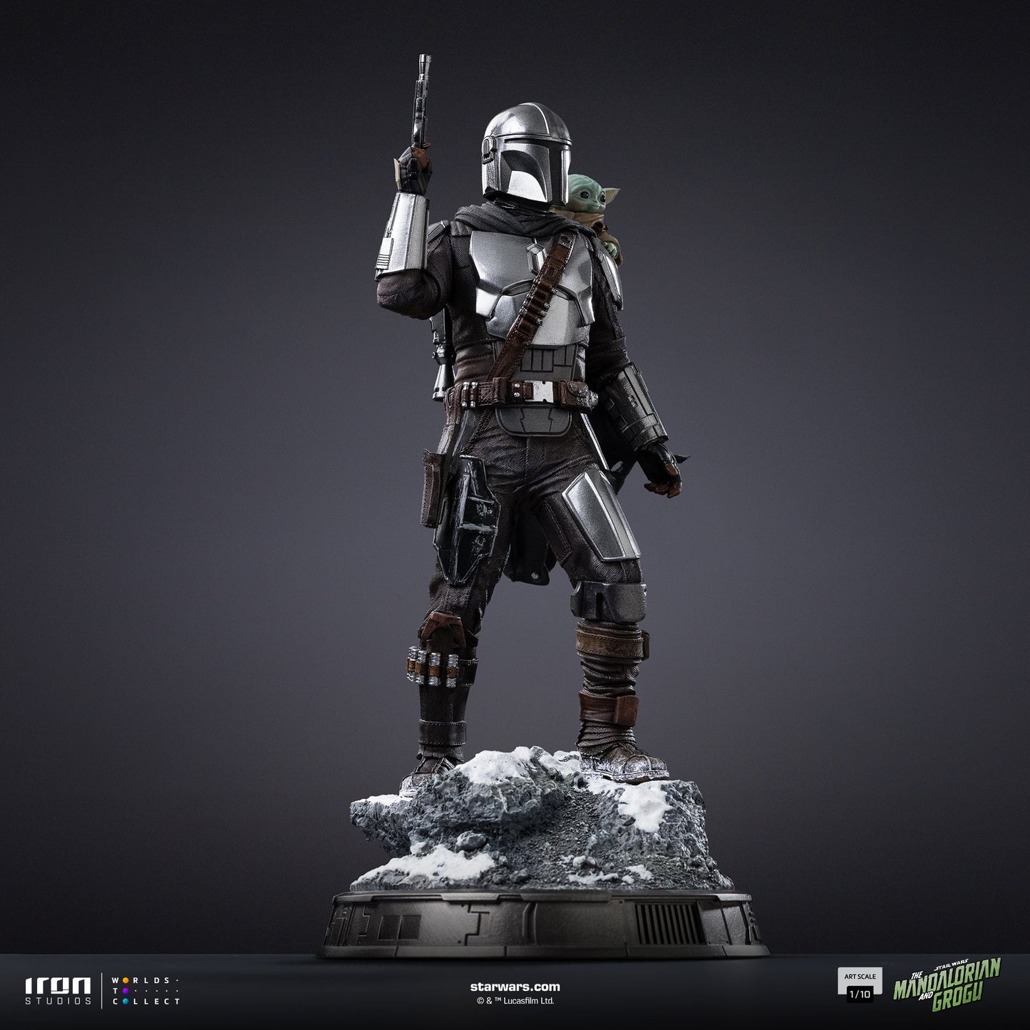 Pre-Order - Mandalorian and Grogu Statue - The Mandalorian and Grogu Movie - Art Scale 1/10 - Iron Studios
