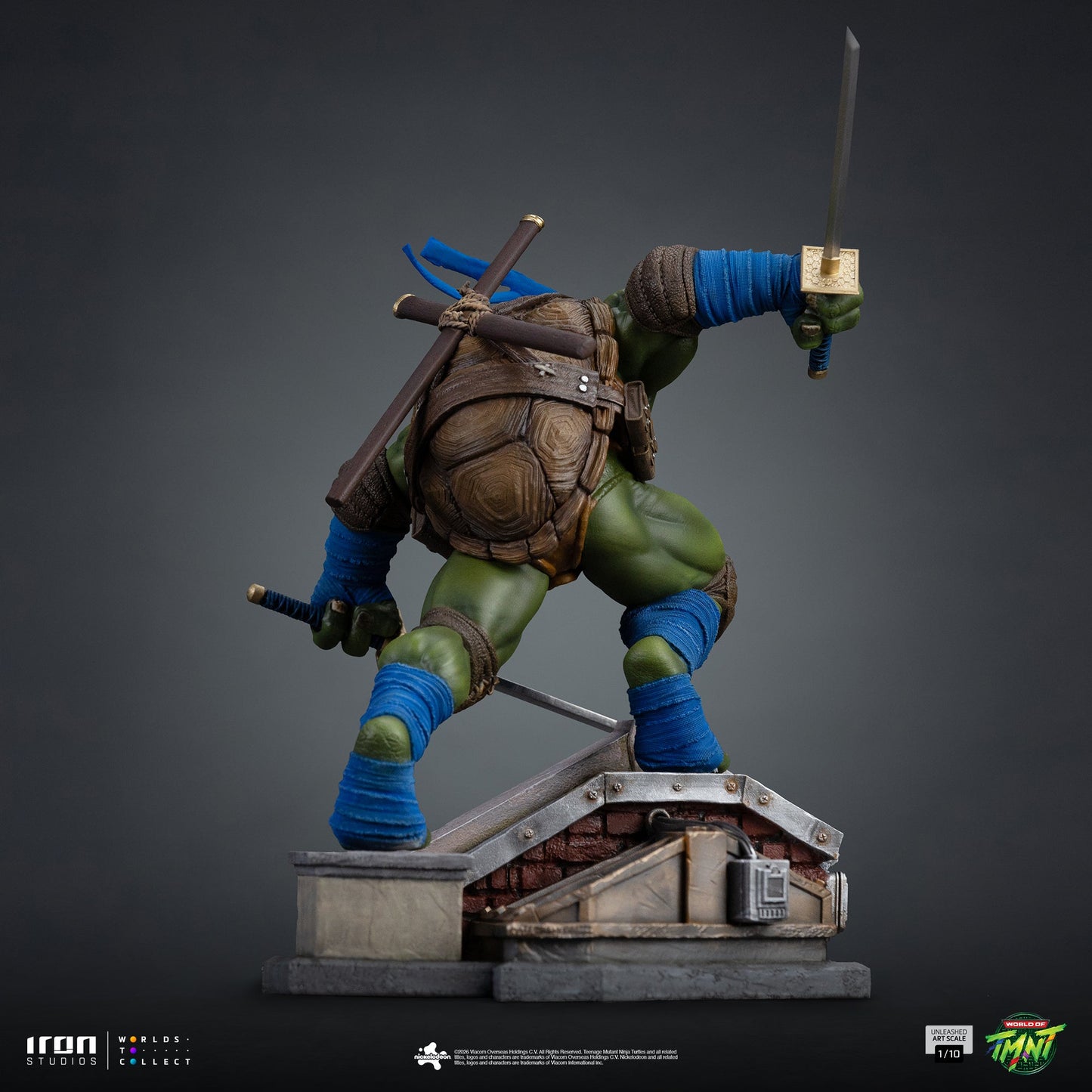 Pre-Order - Leonardo Unleashed Statue - Teenage Mutant Ninja Turtles - Art Scale 1/10 - Iron Studios