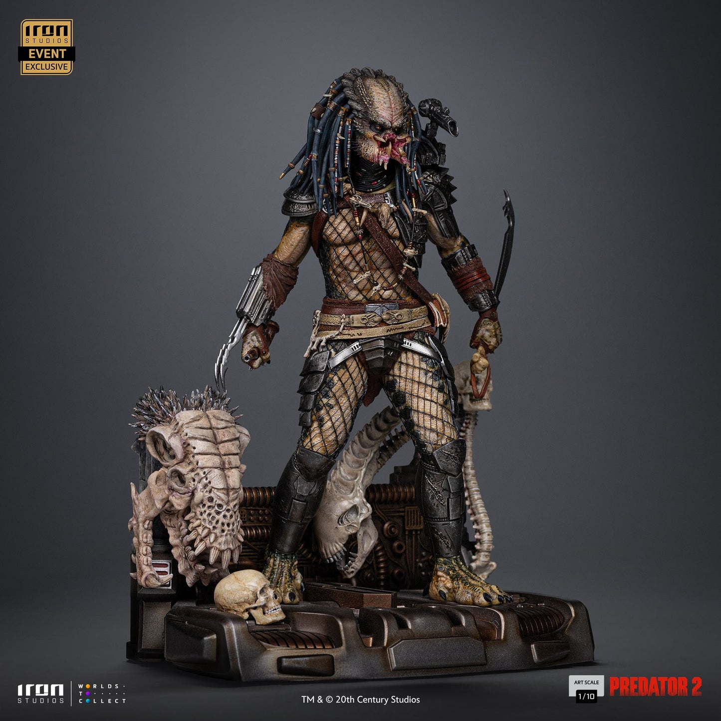 Elder Predator Statue (CCXP Event Exclusive 2025) - Predator 2 - Art Scale 1/10 - Iron Studios