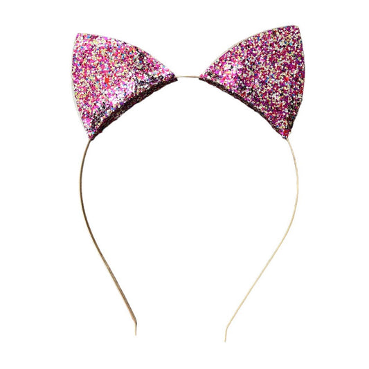 Glittery Cat Headband