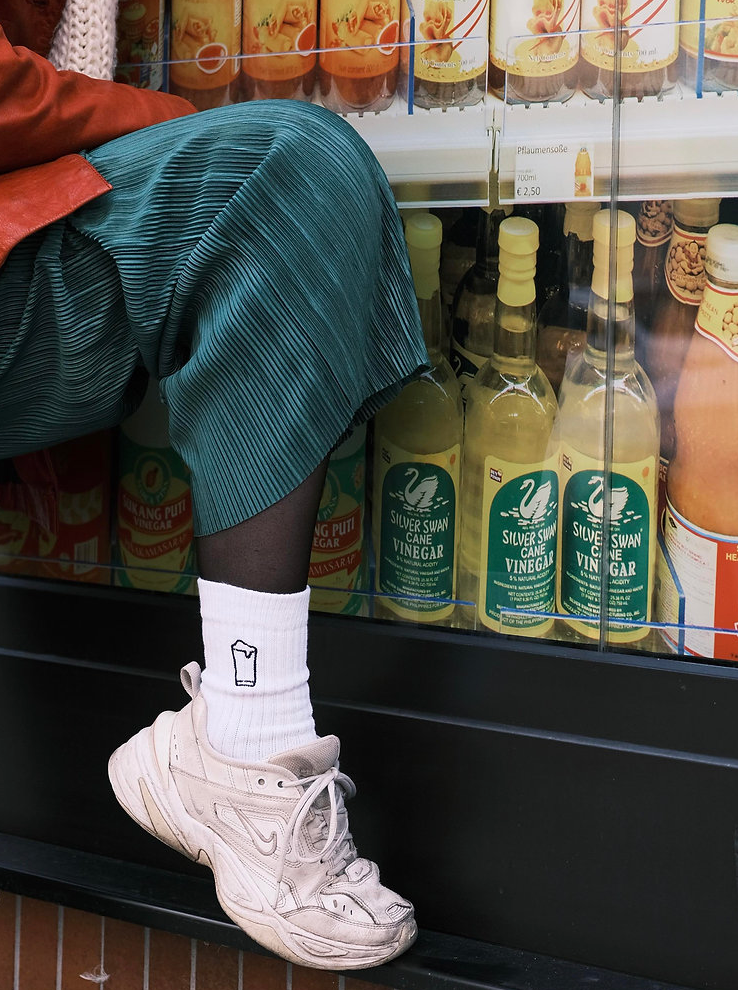 Embroidered Sports Socks - Pint of Beer