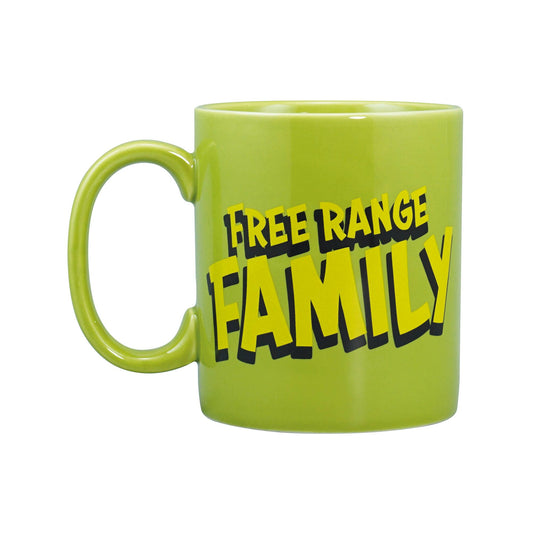 Standaard verpakte mok (400 ml) - Chicken Run (vrije uitloopfamilie)