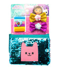 Gabby's Dollhouse hair set with sequined pouch