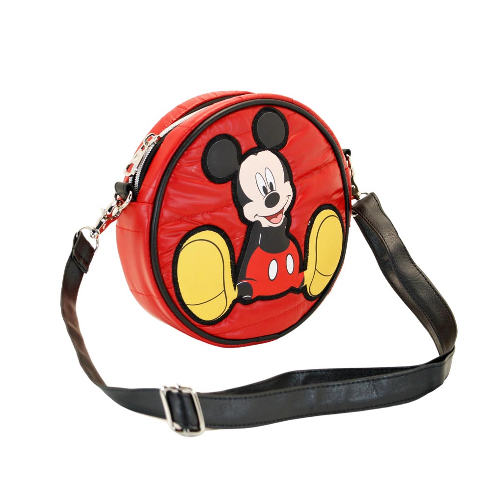 Sac à Bandoulière Rond Padding Disney Mickey Mouse « Shoes »