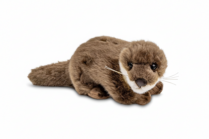 Baby otter, standing, 26 cm (length), soft toy/plush