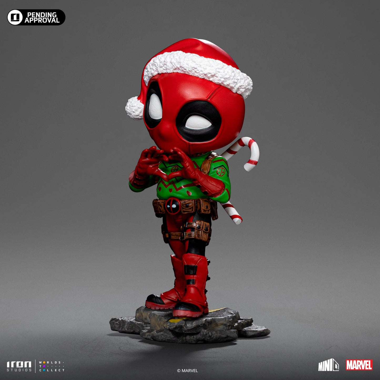 Deadpool Statue (Holidays Version) - Marvel Comics - Minico - Iron Studios