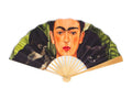 Hand fan, Portrait with Hummingbird, Frida Kahlo