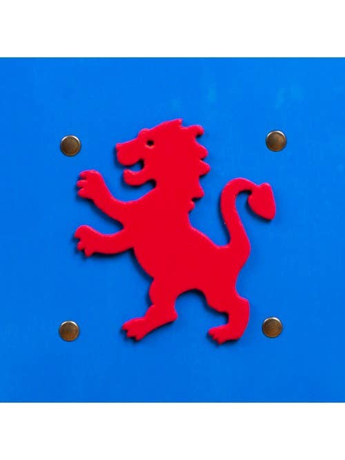 Kamelot Blauw Schild met Leeuw S