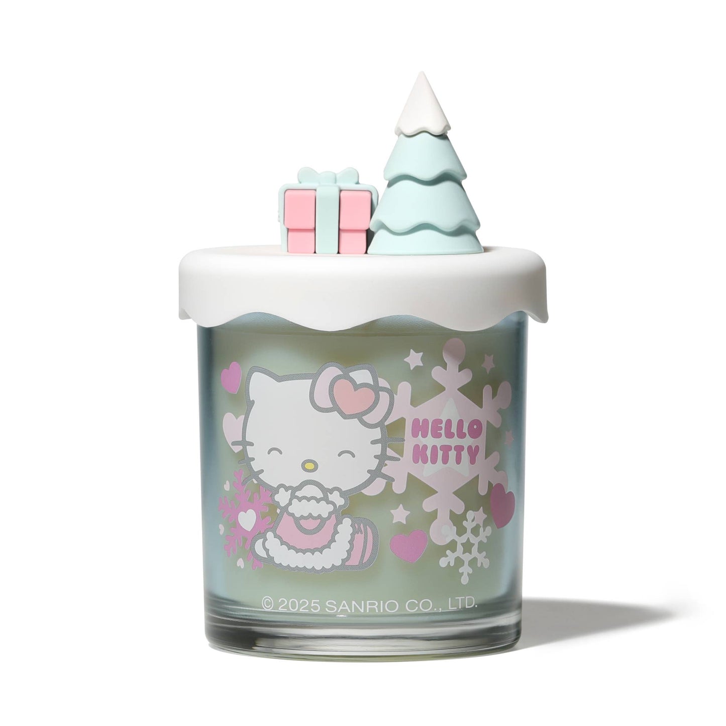 Hello Kitty Seasons geurkaars, Frosted Berries, met 3D-deksel