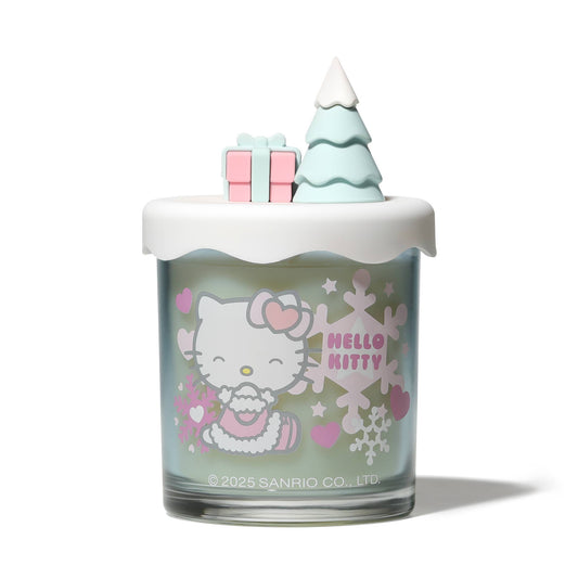 Hello Kitty Seasons geurkaars, Frosted Berries, met 3D-deksel