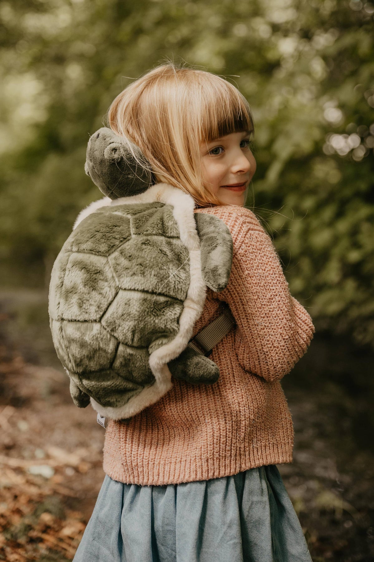 Turtle Plush Backpack for Kids