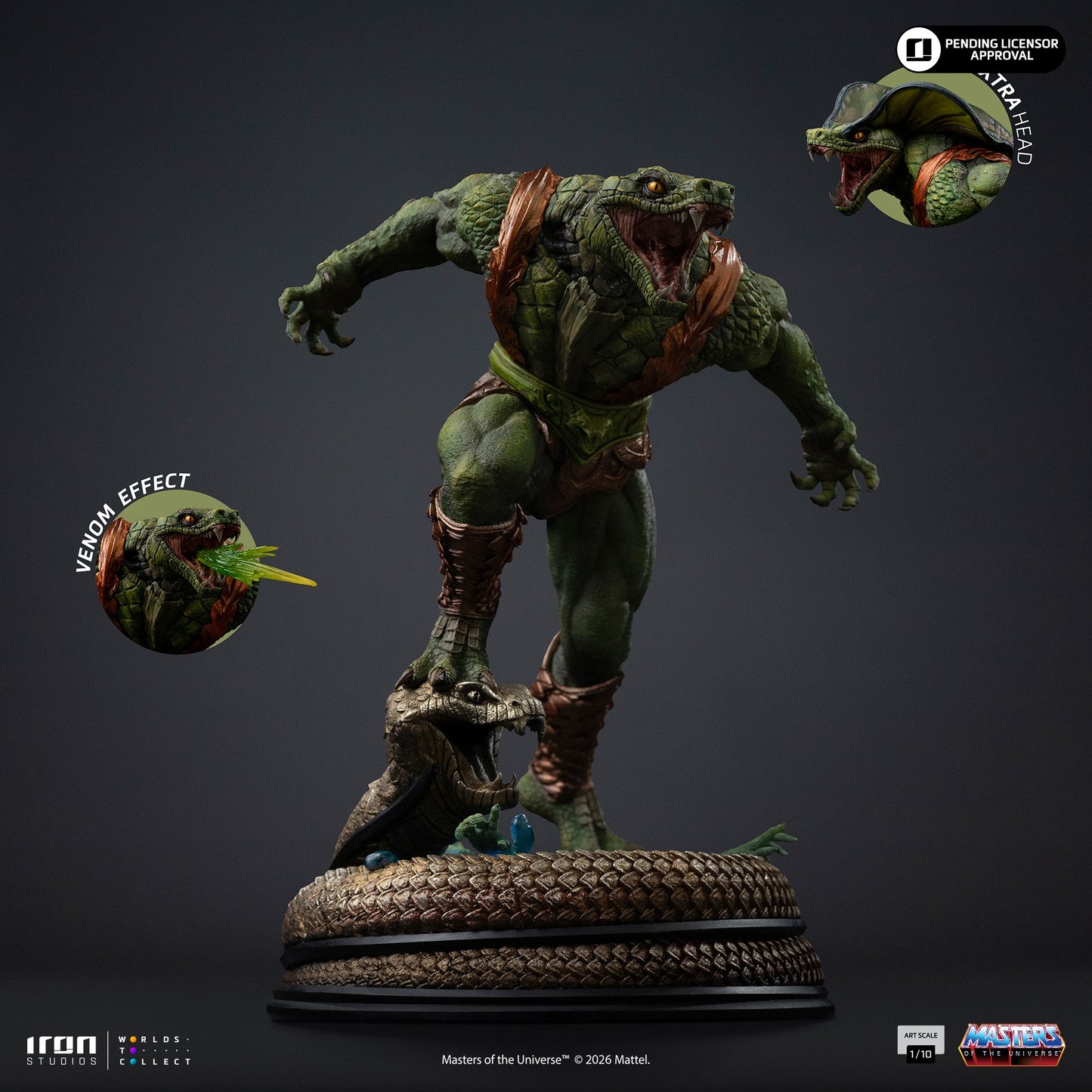 Pre-Order - Kobra Khan Statue - Masters of the Universe - Art Scale 1/10 - Iron Studios