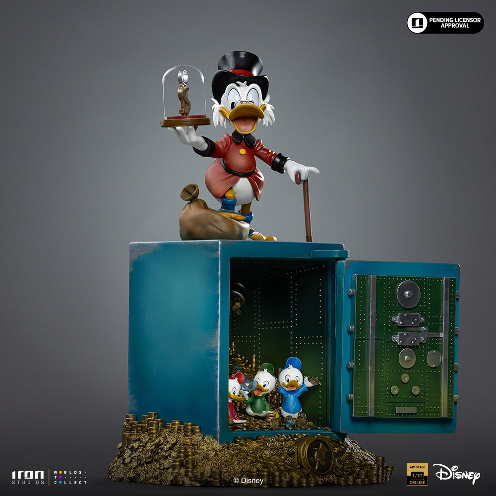 Pre-Order - Uncle Scrooge McDuck and Nephews Statue - Duck Tales - Art Scale 1/10 - Iron Studios