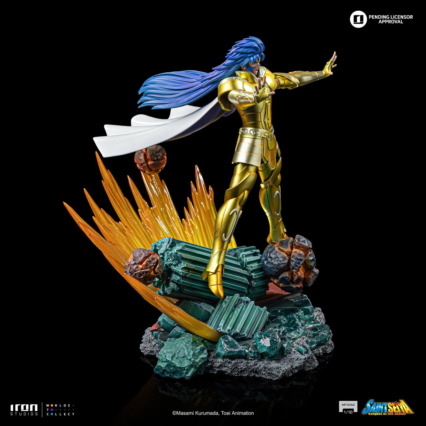 Pre-Order - Gemini Saga Statue - Saint Seiya - Art Scale 1/10 - Iron Studios
