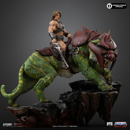Pre-Order - He-Man and Battle Cat Statue - Masters of the Universe Movie - Deluxe Art Scale 1/10 - Iron Studios